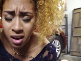Kendall Woods' boyfriend has no cash so he goes to look for an ATM. The cock-hungry Swarthy slut realizes that it's a consummate chance to enjoy a strong cock of the real chap deep inside her pussy.