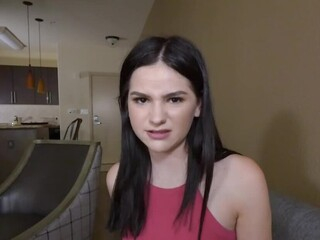 The cute teen hotty is about to learn something recent about sex today. Her stepdad unpacked the big cock from his panties and he wants to show her how to properly suck off a man.